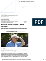 What's in Warren Buffett's Stock Portfolio?: Advertisement