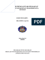 Makalah Tentang Perkembangan Geografi Dan Kedepannya 20030033