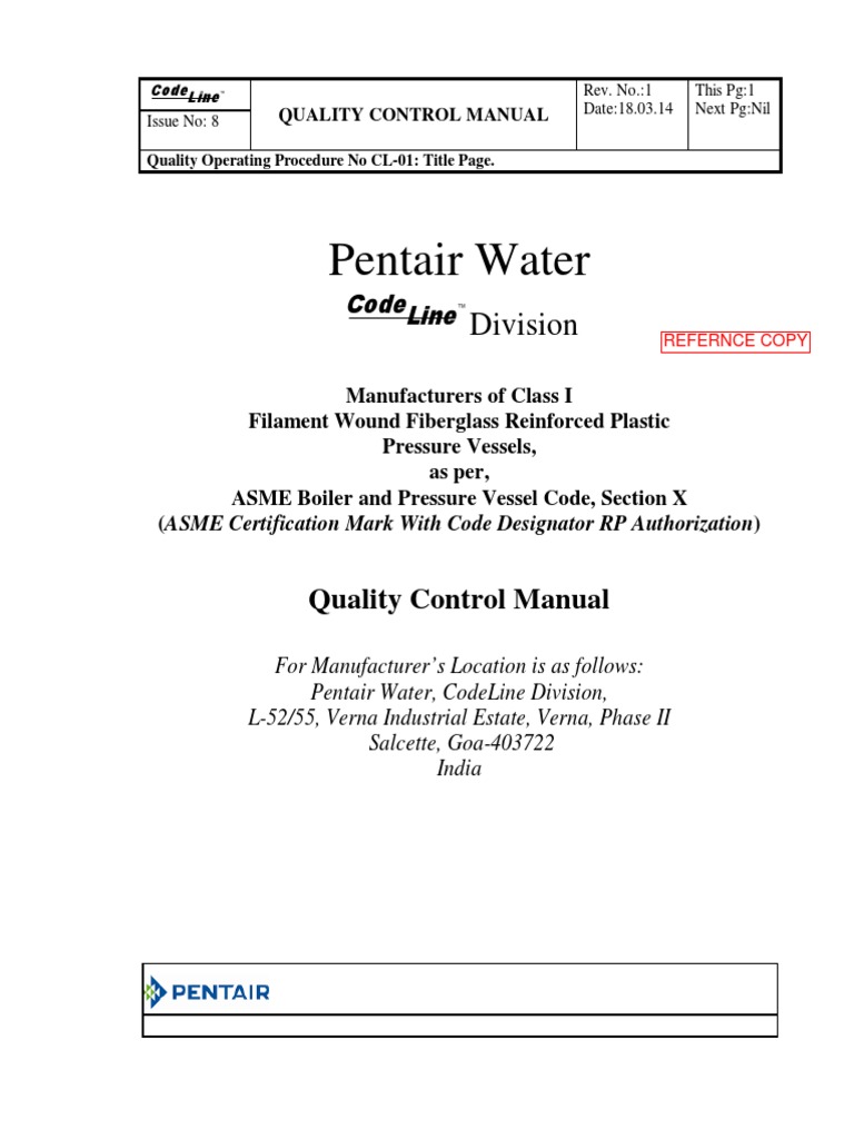 R0 ASME QC Manual PDF