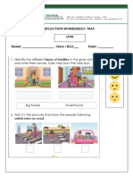 Utw Refection Worksheet KG2 Next Week