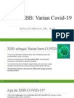 COVID-19 XBB Variant Indonesia PPT - Scribd