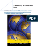 Test Bank For Power Politics and Society An Introduction To Political Sociology Betty Dobratz Lisa Waldner Timothy L Buzzell