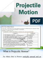 Grade 9 - Science (PROJECTILE MOTION)