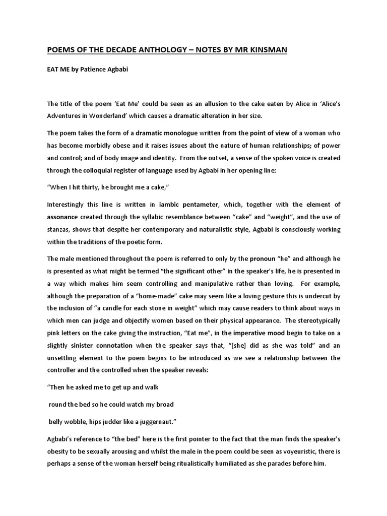 Poems of the Decade - KN Notes (2) | PDF | Poetry | Shiva