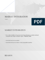 Market Integration - Presentation