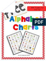 Alphabet Charts (Print Font)