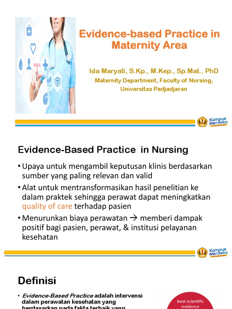 Praktik Berbasis Bukti dalam Keperawatan Maternitas | PDF ...