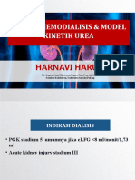 Prinsip Hemodialisis & Model Kinetik Urea