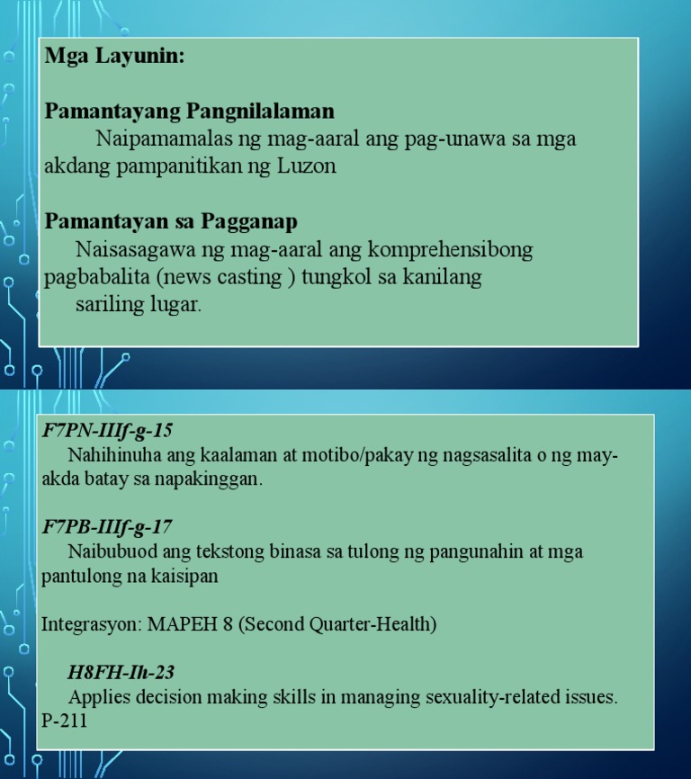 Layunin | PDF