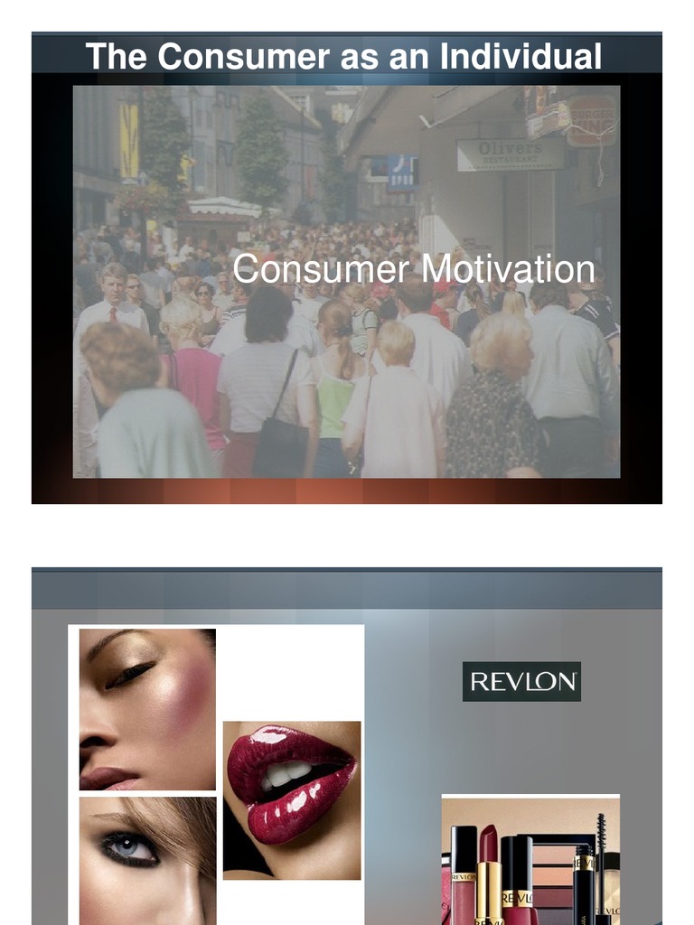 The Consumer As An Individual | PDF | Sexual Arousal | Motivation