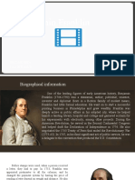 Benjamin Franklin. Biru Andreea. Litere, R-E. II
