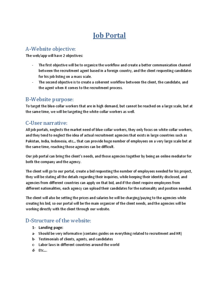 Job Portal | PDF