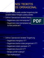 Definisi Teoritis Dan Operasional