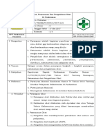 SOP Peresepan, Pemesanan Dan Pengelolaan Obat Di Puskesmas