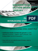 Interlocking Steel Sheet Pile