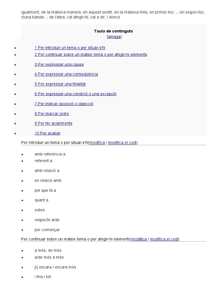 Connectors Textuals Català PDF