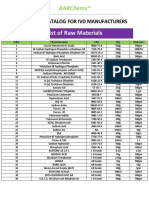 Product Catalog (Raw Materials, Enzymes, Biochemicals) - One Stop Source For Ivd Manufacturers