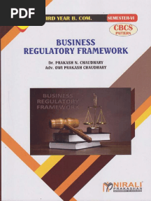 Business Regulatory Framework II