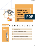 Penjaminan Mutu Pada Telur