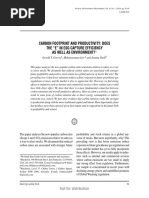 Carbon Footprint and Productivity: Does The "E" in Esg Capture Efficiency As Well As Environment?