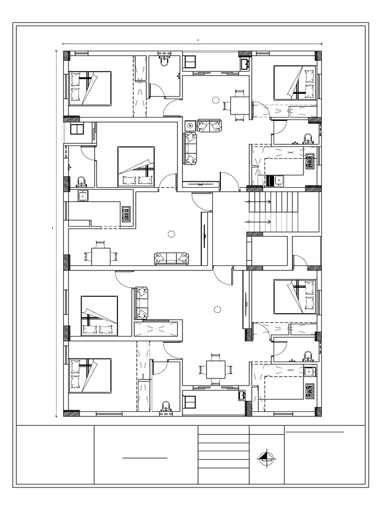 Fifth Floor Plan for Residential Flats | PDF