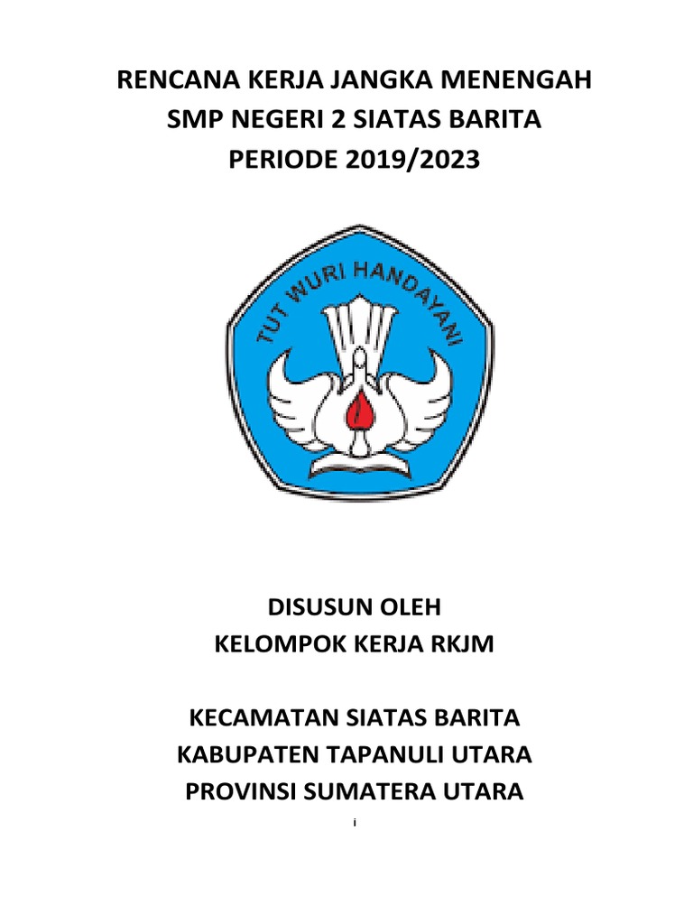 RKJM SMP Negeri 2 Siatas Barita 2019-2023 | PDF