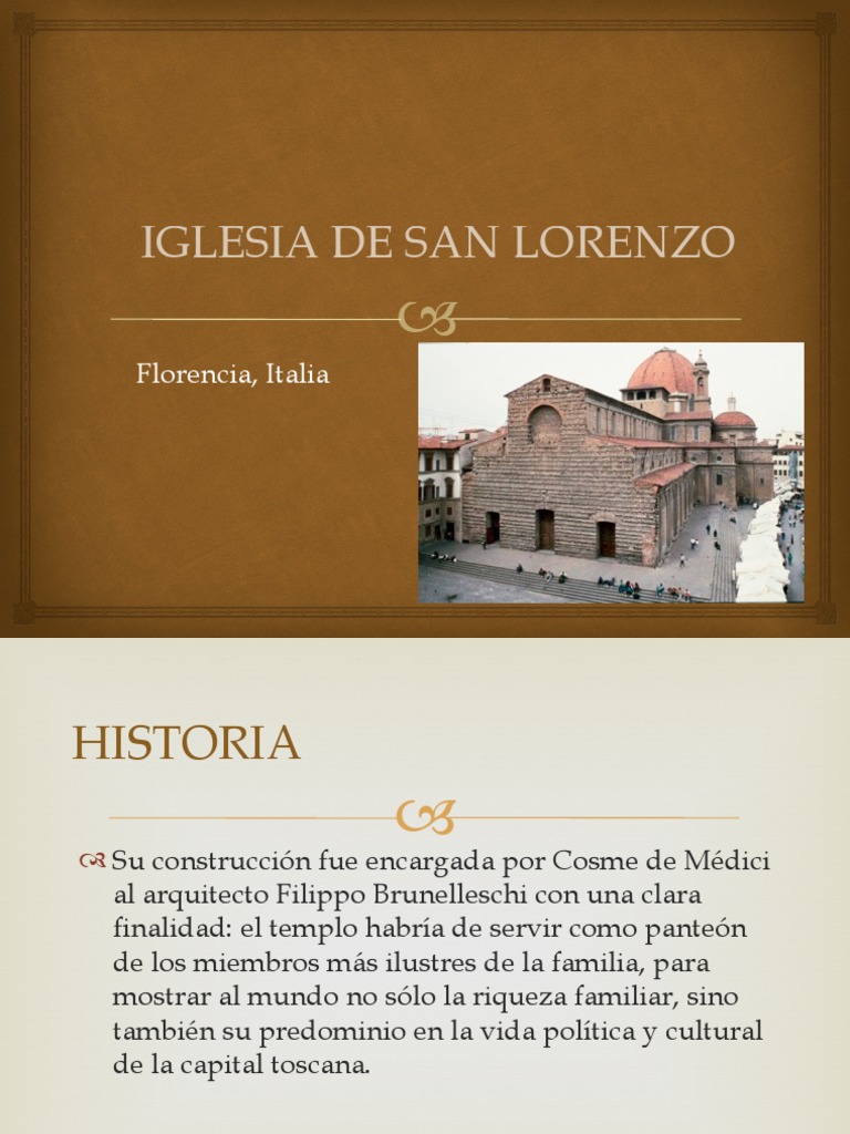 Iglesia de San Lorenzo | PDF | Diseño arquitectonico | Arquitectura