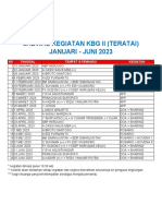 Jadwal Kegiatan KBG Ii Jul-Des 2023