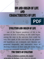 From The Origin of Life To Evolutionary School of Thought and Evidences of Evolution