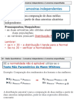 EA - 4 - Duas Amostras Independentes e Emparelhadas