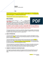 Model NFS - Full PFRS (2022) - Nonlending and Nonfinancing