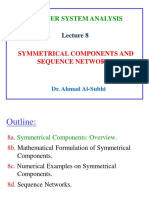 8 - Symmetrical Components and Sequence Networks
