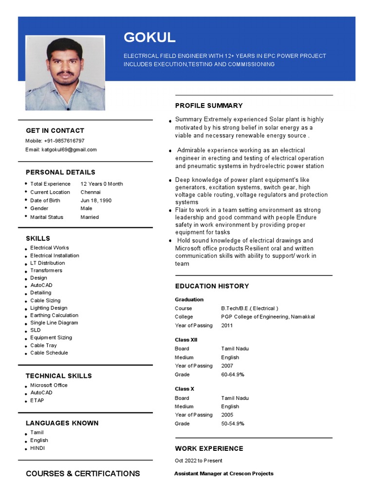 Solar Resume 15052023 1 PDF - 1691974362