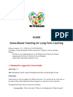 Guide Gamebased Teaching For Longterm Learning