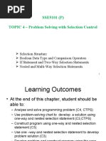 Topic4 - Problem Solving With Selection Control 2