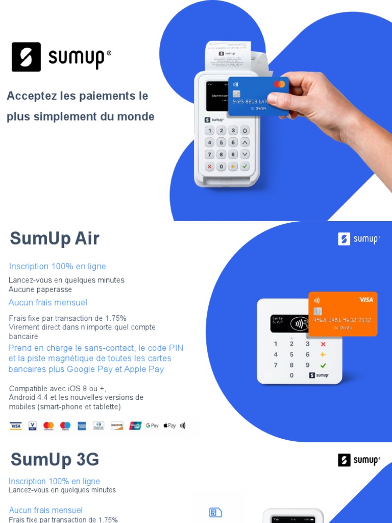 Acceptation des paiements avec SumUp | PDF | Finance et gestion monétaire