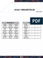 Horários Das Aulas M2 - N2 - 2023 - 21.03.23