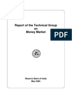 Report of The Technical Group On Money Market: Reserve Bank of India May 2005