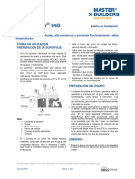 Masterflow 648 - Boletín de Instalación