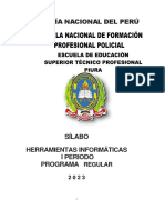 Silabus de Herramientas Informaticas