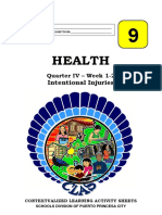 Health9 - q4 - CLAS1 - Intentional Injuries (FOR QA) - XANDRA MAY ENCIERTO
