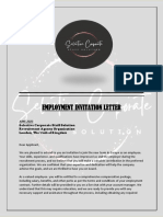 Employment Invitation Selective Corporate Staff Solution 06