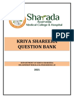 Kriya Shareera Question Bank 2021