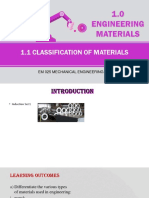 1.1 Classification of Materials (Tutorial)