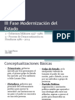 III Fase Modernización Del Estado