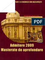 Subiecte Admitere Mastere ASE 2008