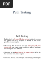 Path & Fault Testing