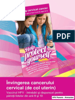 HPV CervicalCancer Parents 05 2017 ROMANIAN Final