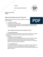 Regiones de Planificación en Panamá