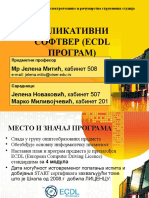 Aplikativni Softver ECDL - Jelena Novakovic